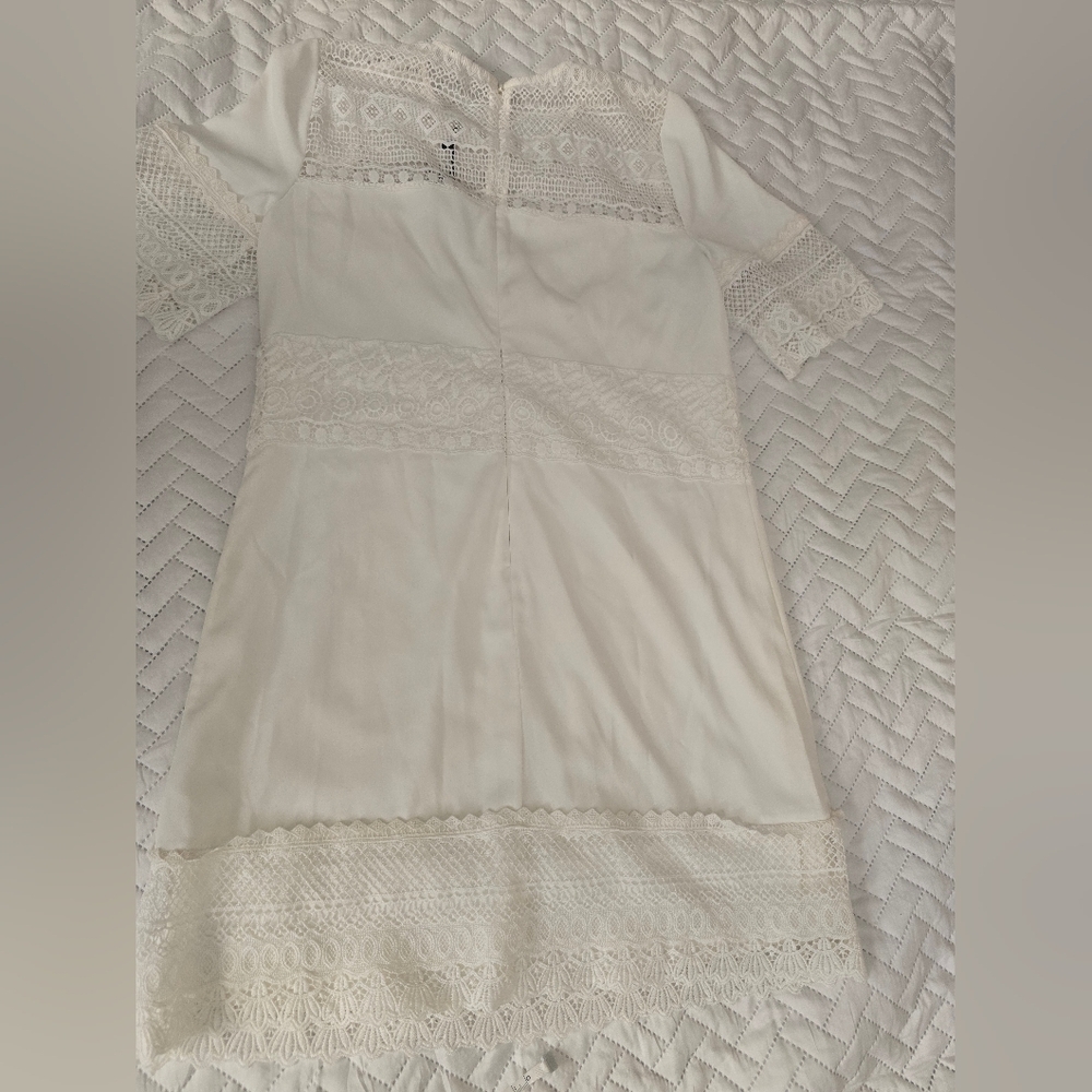 Revolve NWT Parker Stephanie Dress in White Pearl - Picture 10 of 10